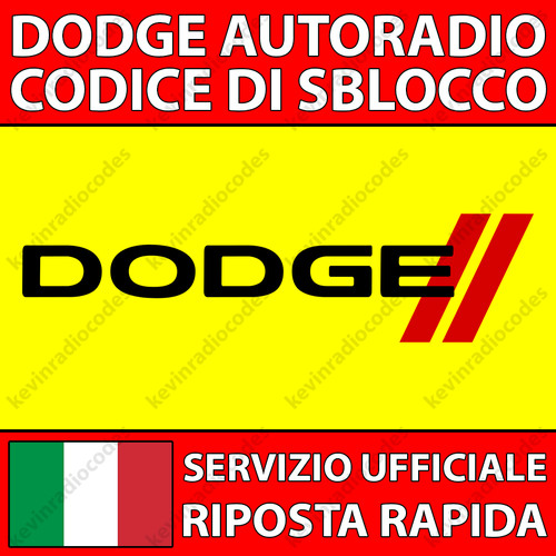 Dodge radio codice - codice, di