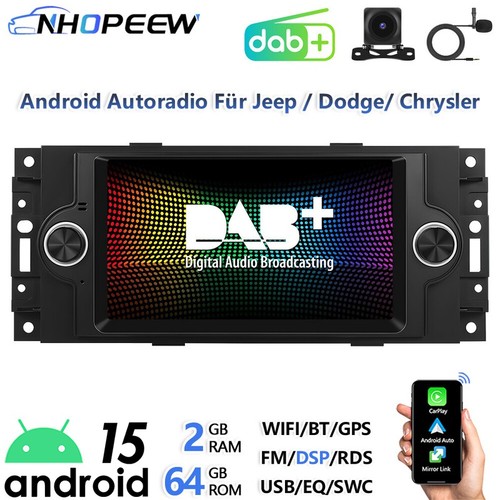 Radio dab carplay 64 gb - dab+, 2+64